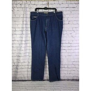 Schaefer Ranch Hand Denim Jeans Mens Sz 40 x 30 Blue Denim Made in Texas USA‎
